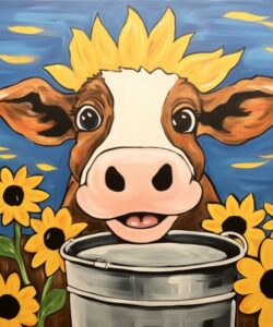 Elsie Sunflower Cow