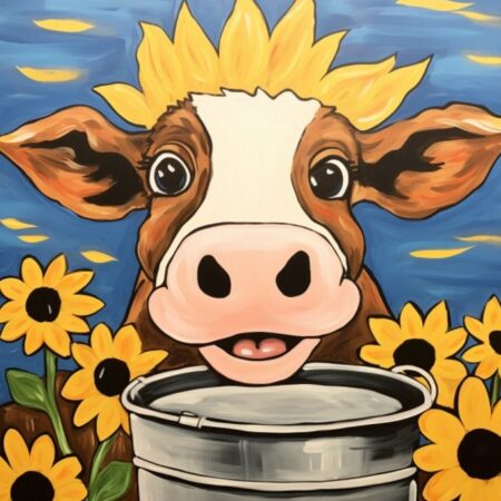 Elsie Sunflower Cow